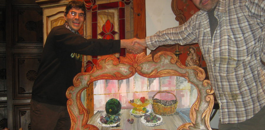 Colaboración con el pintor Jordi Alemany