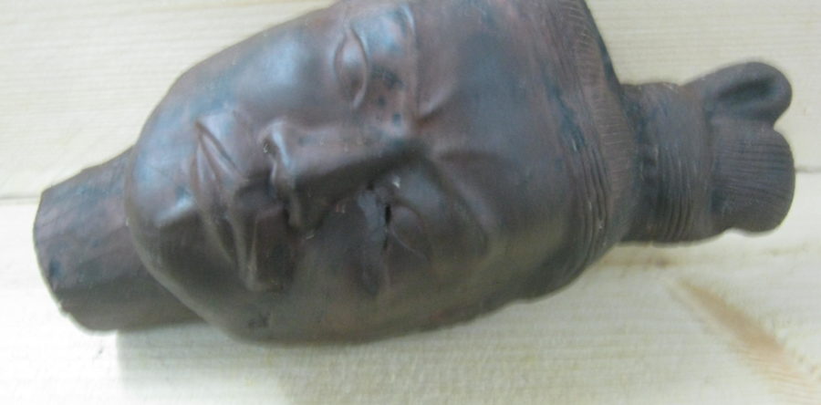 CABEZA TERRACOTA ORIENTAL S. XII